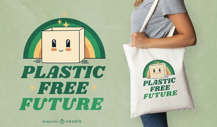Plastikfreies zukünftiges Tragetaschendesign