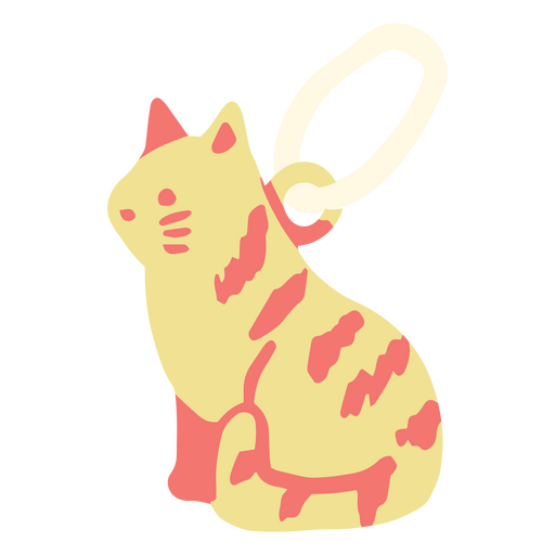 Cat charm jewelry PNG Design