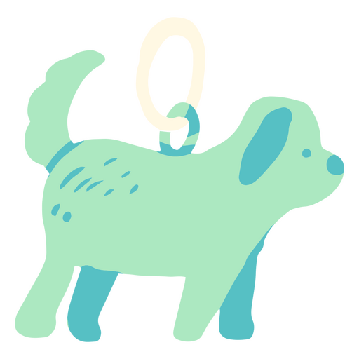 Dog charm jewelry PNG Design