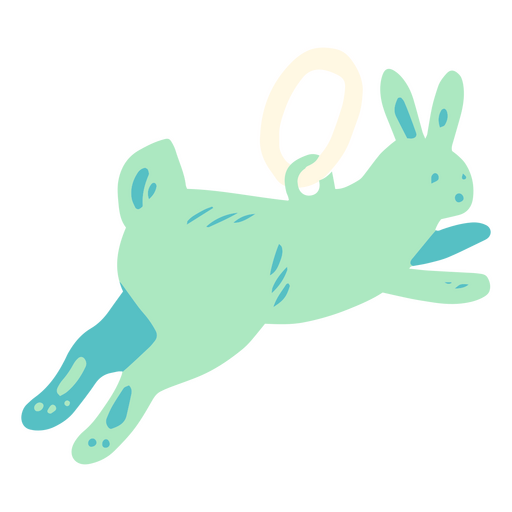 Rabbit charms jewelry PNG Design
