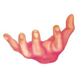 La mano que sostiene el universo. Diseño PNG