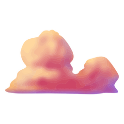 Wolken und Himmelskörper PNG-Design Transparent PNG