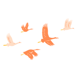 Wandtattoo mit Vogelmuster PNG-Design