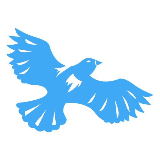 Wall decal with a flight bird PNG Design