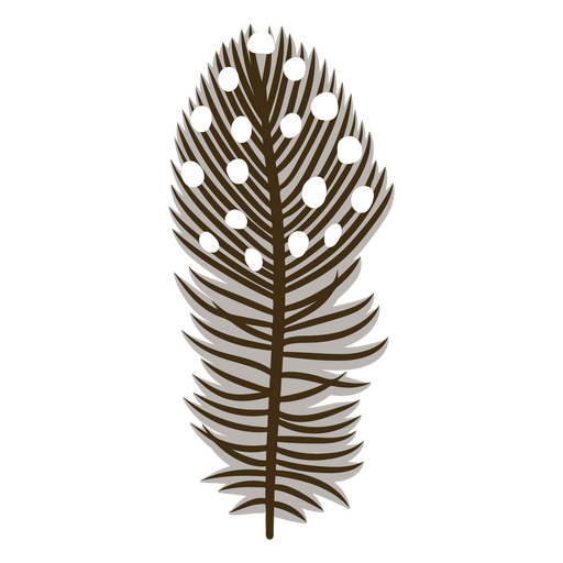 Feather wall graphics sticker PNG Design