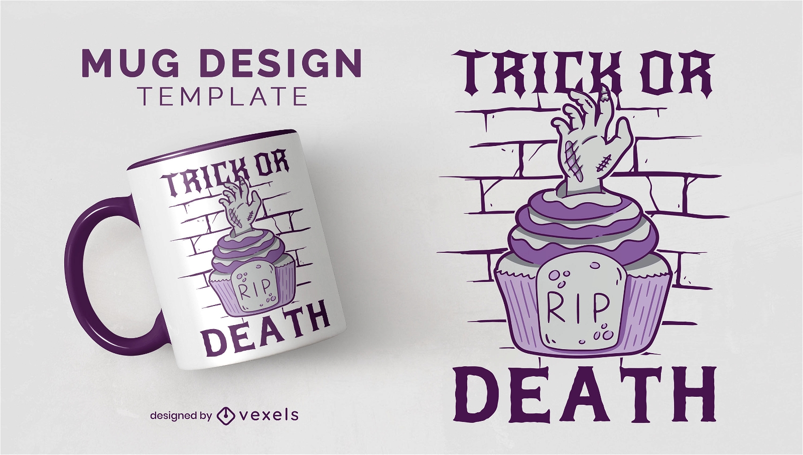 Zombie-Cupcake-Tassen-Design