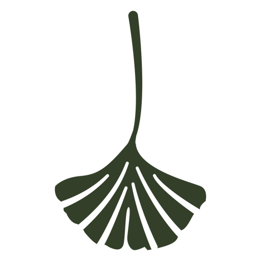 Ginkgo leaf pattern PNG Design