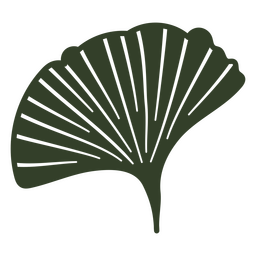 Ginkgo corta plantas Desenho PNG