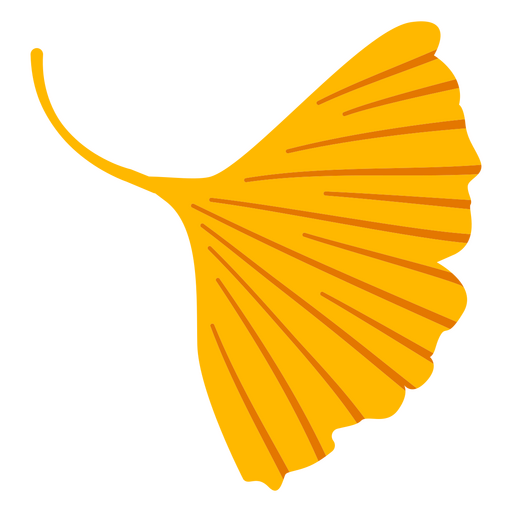 Árvore de Ginkgo decoração de parede frondosa Desenho PNG