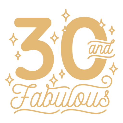 Wir feiern 30 Jahre Leben und Lieben PNG-Design