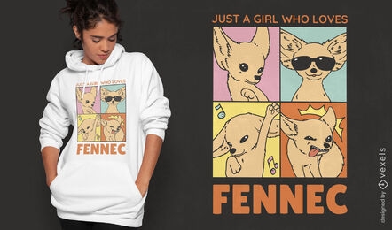 Wild fox funny emotions t-shirt design
