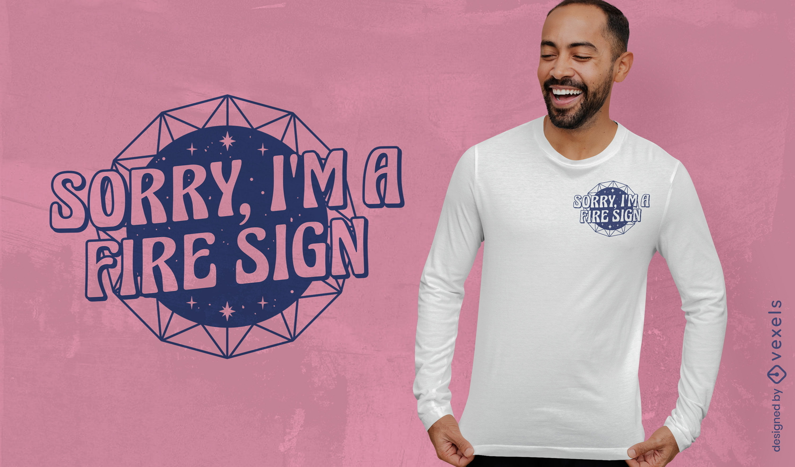 I'm a fire sign t-shirt design