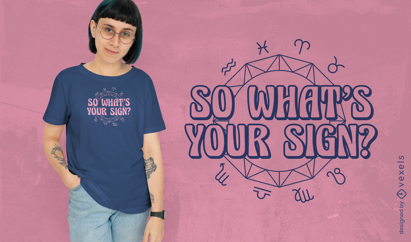 What's your sign t-shirt design