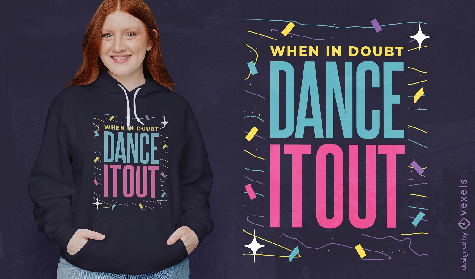 Dance it out t-shirt design