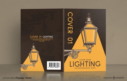 Street lightning book cover design