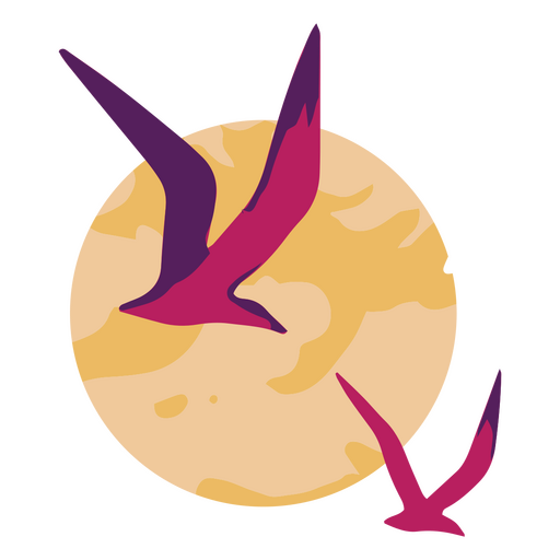 Zugvögel, die am Himmel schweben PNG-Design