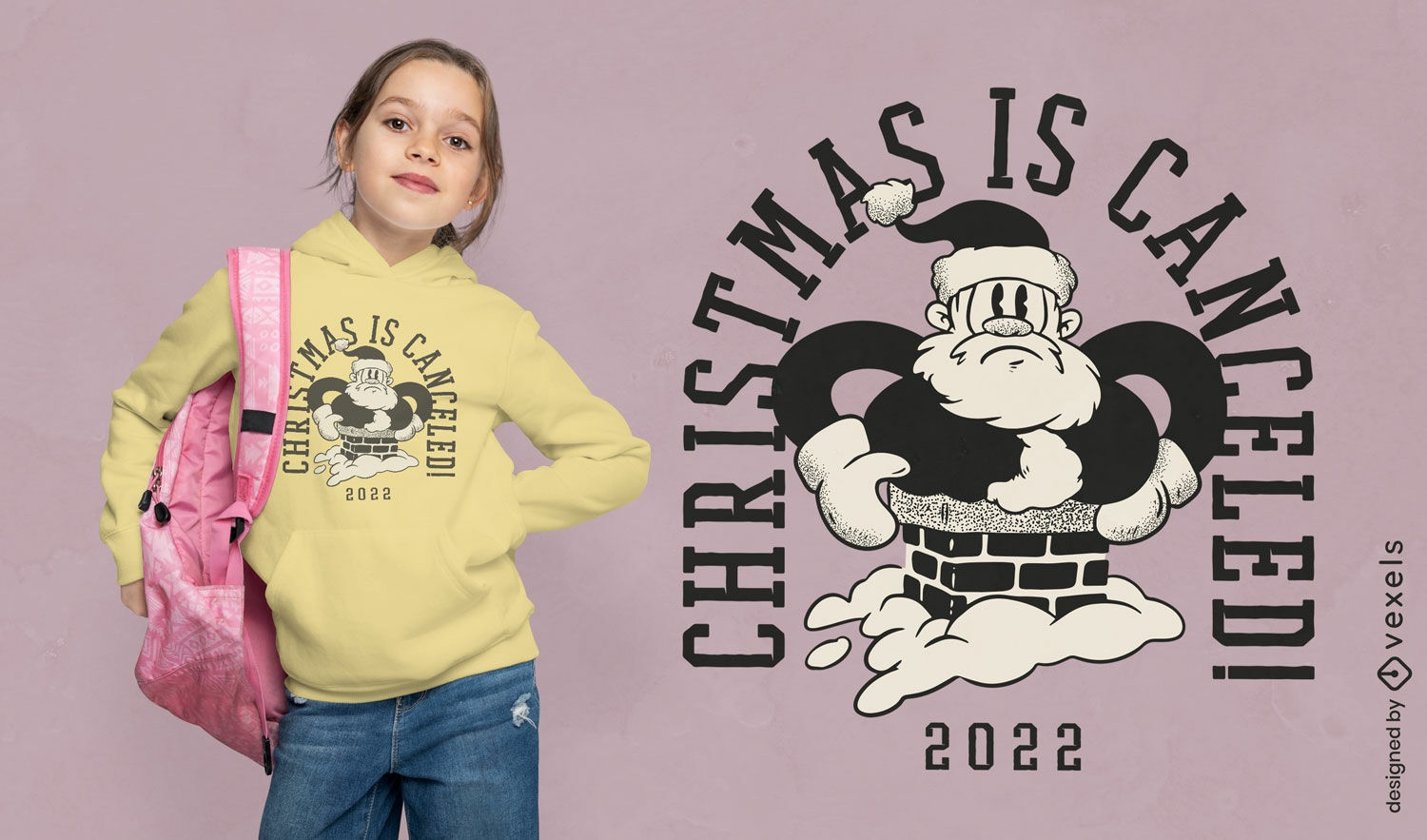 O Natal ? cancelado o design da camiseta do Papai Noel