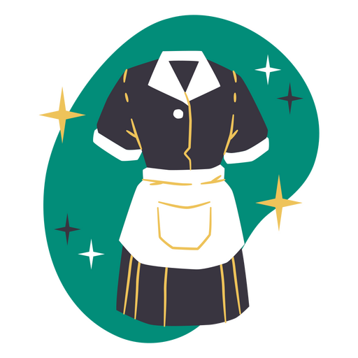 Waitress dress icon PNG Design