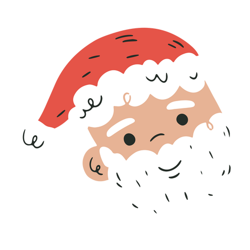 Diseño de Papá Noel para evocar las fiestas Diseño PNG