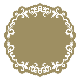 Victorian-style Frame With Elegant Embellishments PNG & SVG Design For ...