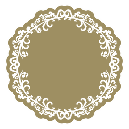 Bordüre im viktorianischen Stil mit aufwendigen Mustern PNG-Design