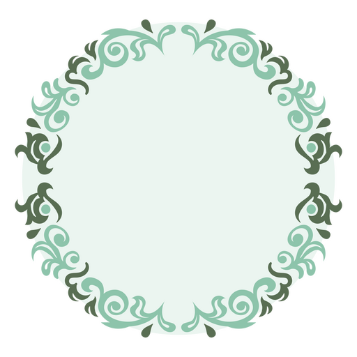 Design de moldura vitoriana retrô Desenho PNG