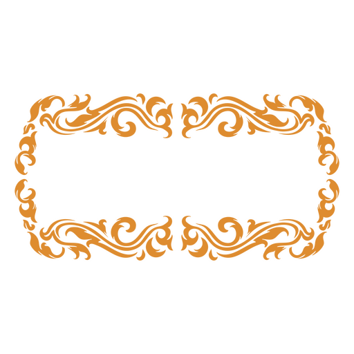 Elemento de marco de estilo de la época victoriana Diseño PNG