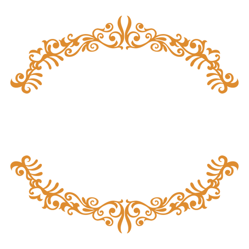 Traditional Victorian border PNG Design