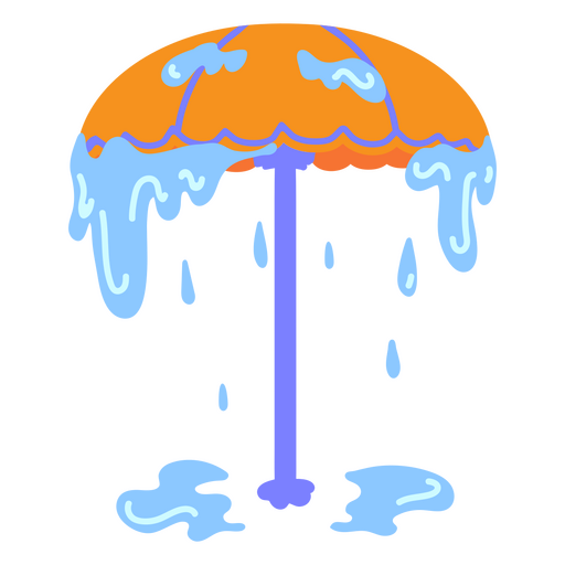 Regenschirm f?r den Wasserpark PNG-Design