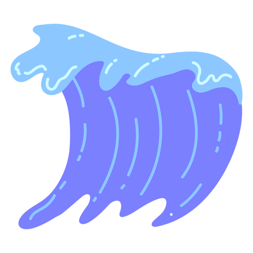 Water park wave game PNG Design