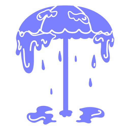 A water park umbrella    PNG Design