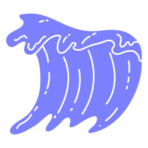 Water park's waves PNG Design