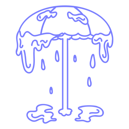 Regenschirm des Wasserparks PNG-Design