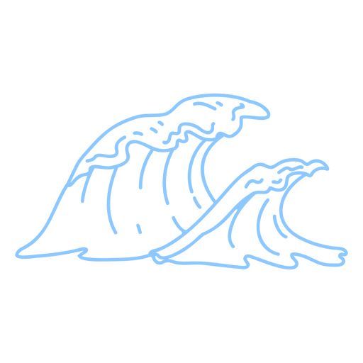 Amusement park's waves PNG Design