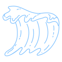 Die Wellen des Vergnügungsparks PNG-Design
