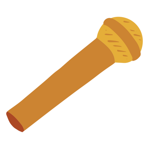 microfone de karaokê amarelo Desenho PNG