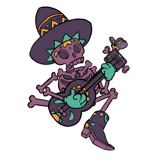 Interesting Mexican traditions of Day of the Dead PNG Design