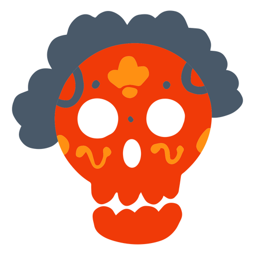 Day of the Dead skull design PNG Design