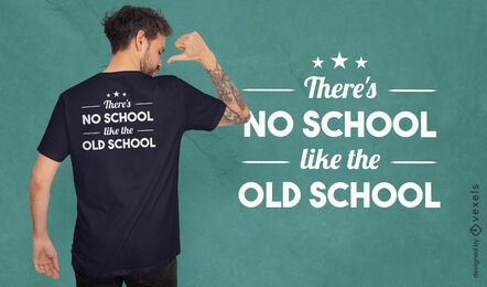 Oldtimer T-Shirt Design der alten Schule