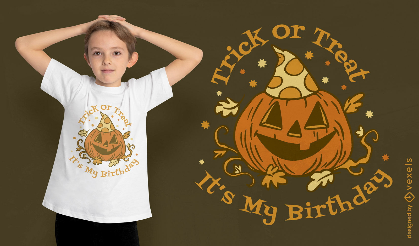 Süßes sonst gibt&#39;s Saures Halloween-Geburtstags-T-Shirt Design