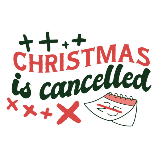 Anti-Weihnachts-Schriftzug-Witze PNG-Design