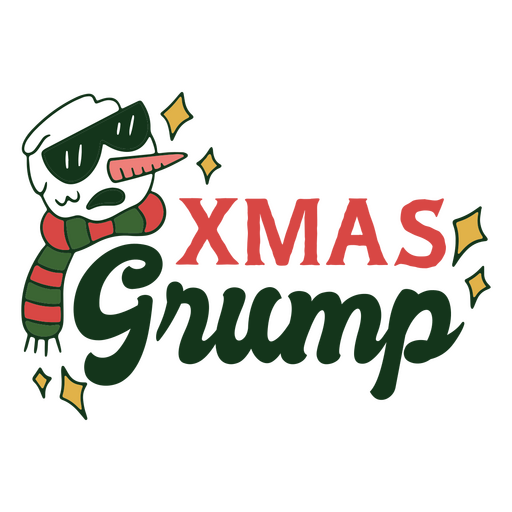 Anti Christmas stickers PNG Design