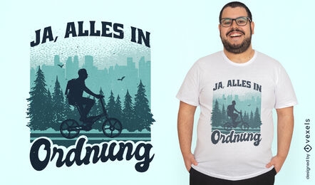 E biking adventure t-shirt design