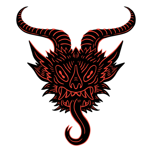 Dark demon PNG Design