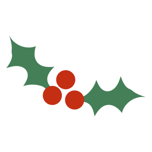 Mistletoe Christmas ornaments PNG Design