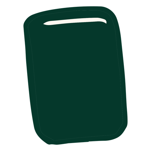 Grüne Buchsilhouette PNG-Design