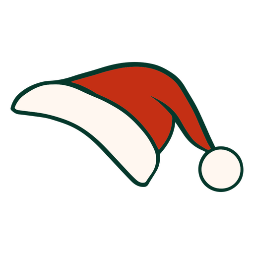 Santa's hat PNG Design