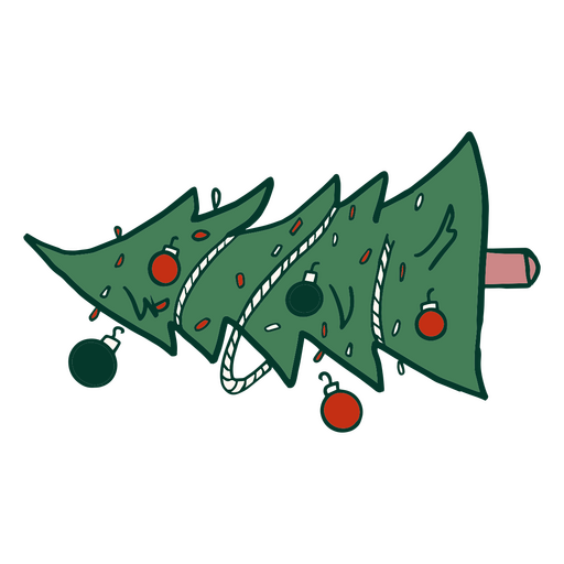 A Christmas tree that has been taken down PNG Design