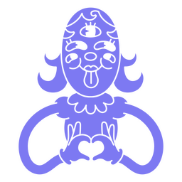 Olhos cortados psicodélicos Desenho PNG