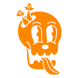 Crânio recortado psicodélico Desenho PNG